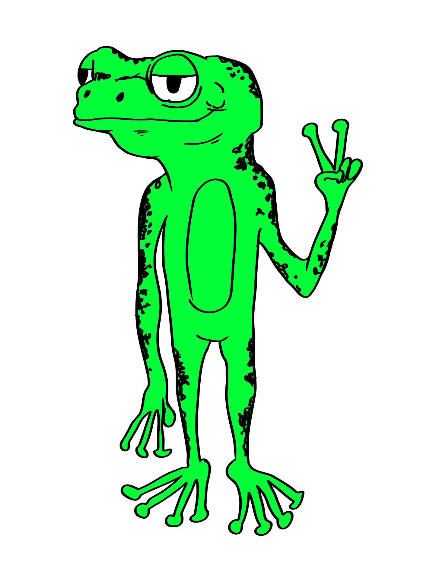 Chillabunga Peace Sign Tee