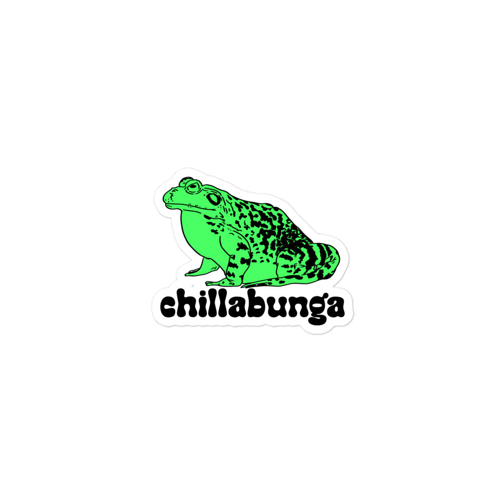 Chillabunga Vintage Logo Sticker