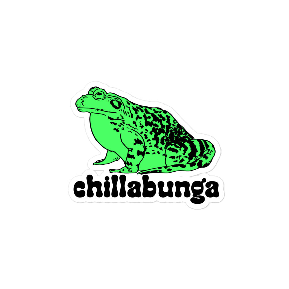 Chillabunga Vintage Logo Sticker