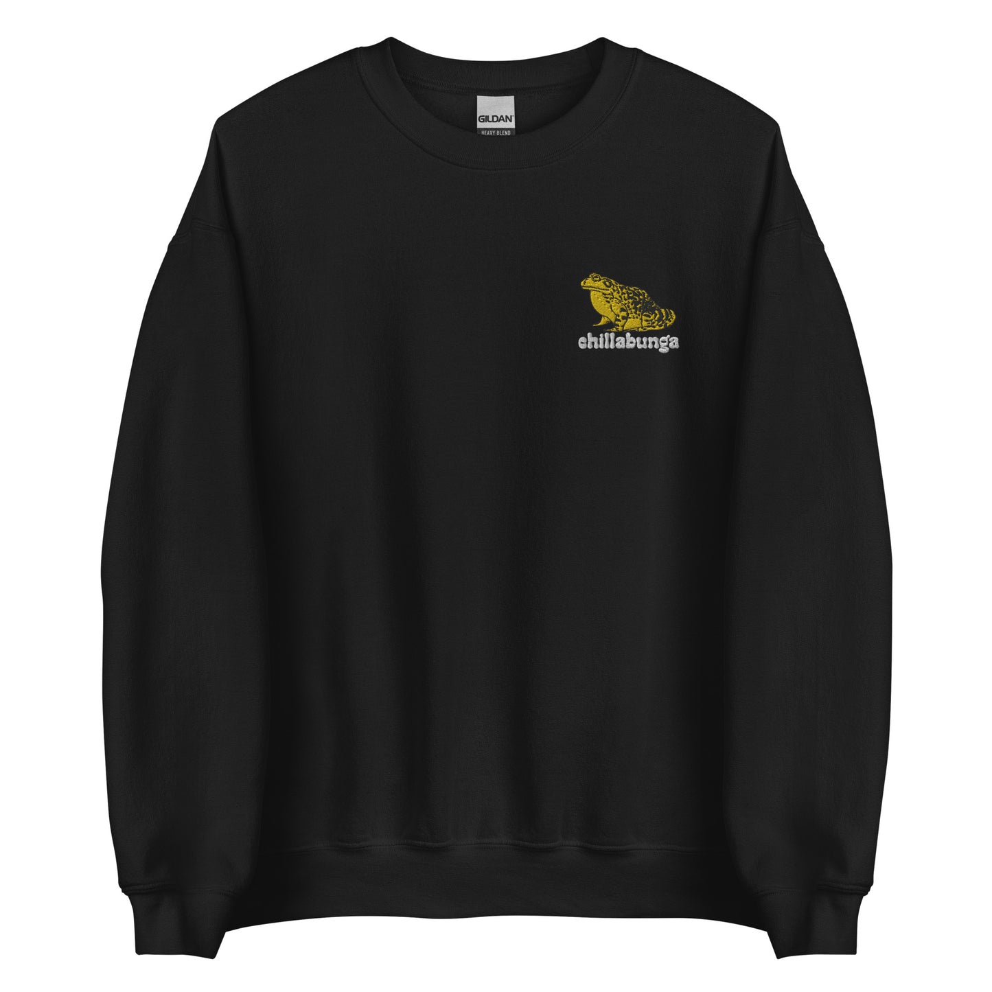 Vintage Gold Logo Embroidered Crewneck Sweatshirt