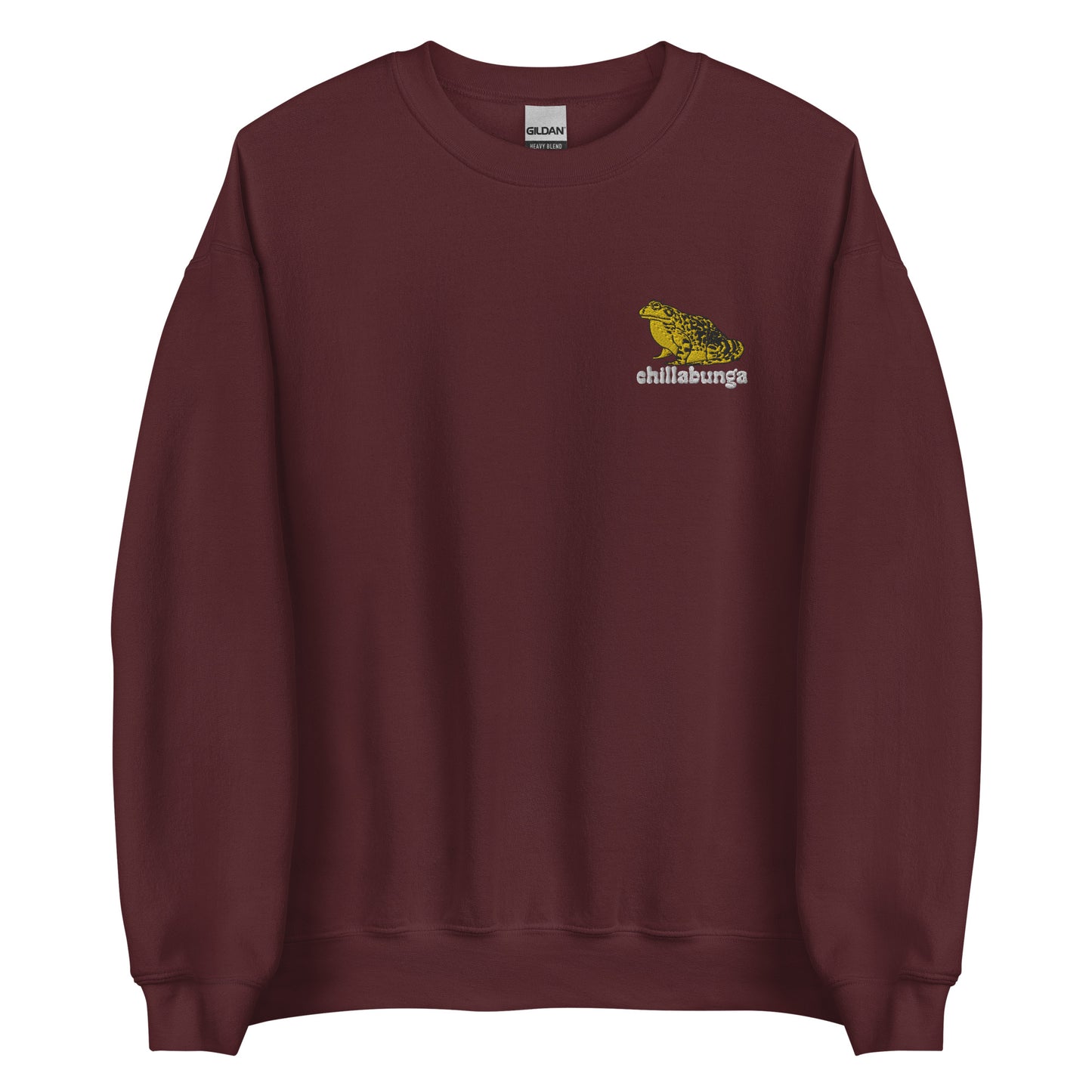Vintage Gold Logo Embroidered Crewneck Sweatshirt