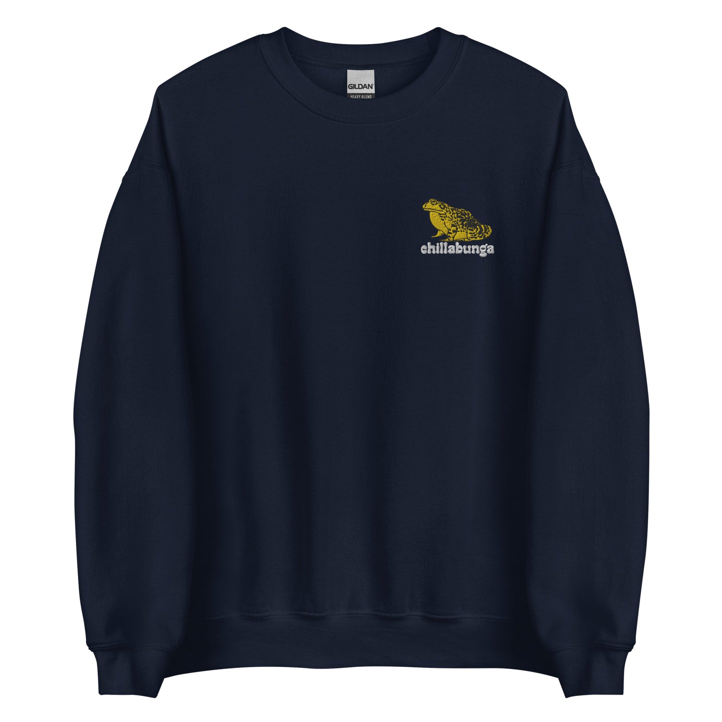 Vintage Gold Logo Embroidered Crewneck Sweatshirt