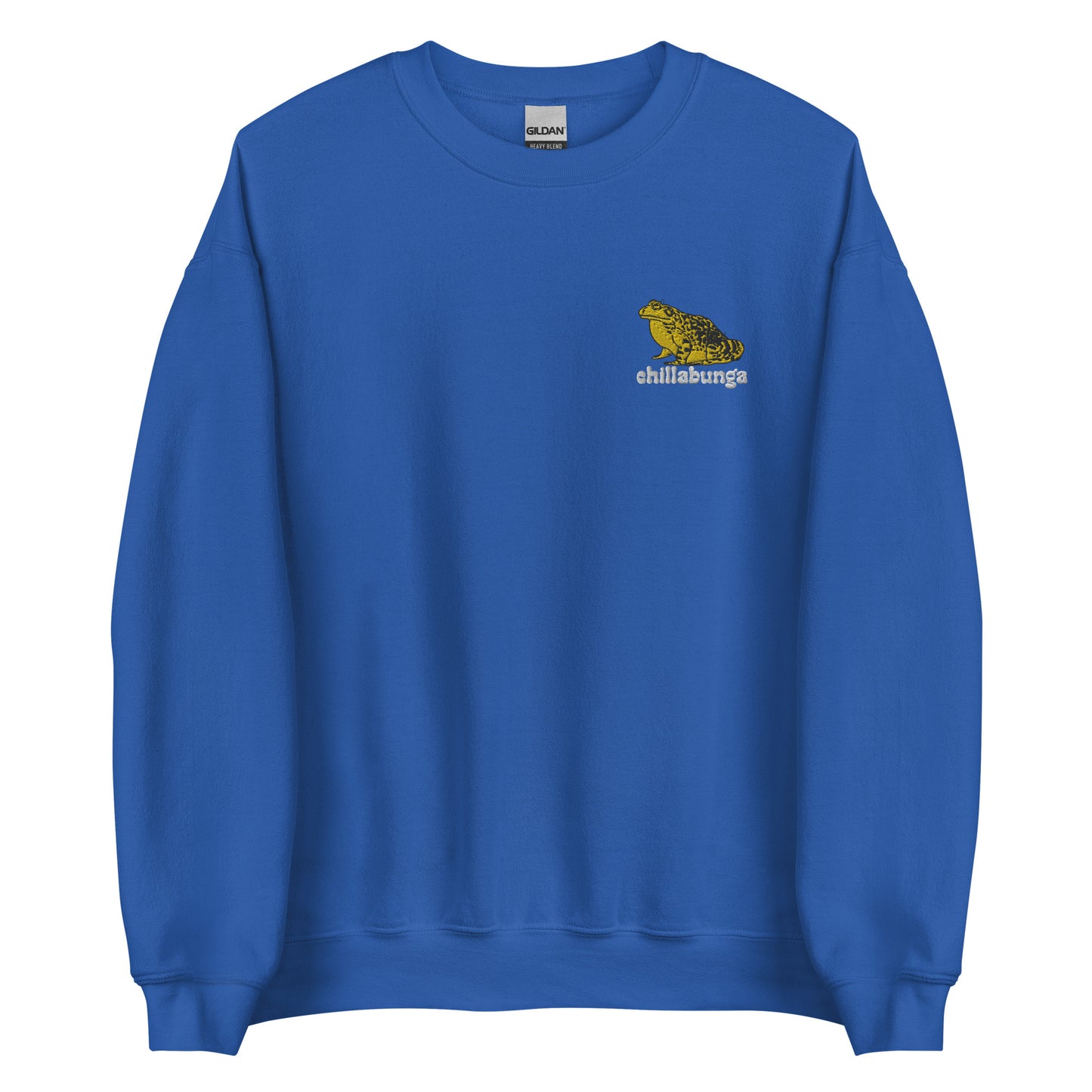 Vintage Gold Logo Embroidered Crewneck Sweatshirt