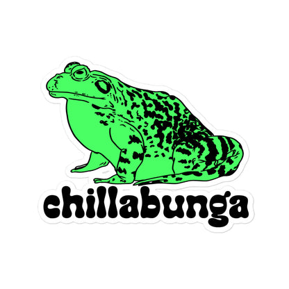 Chillabunga Vintage Logo Sticker